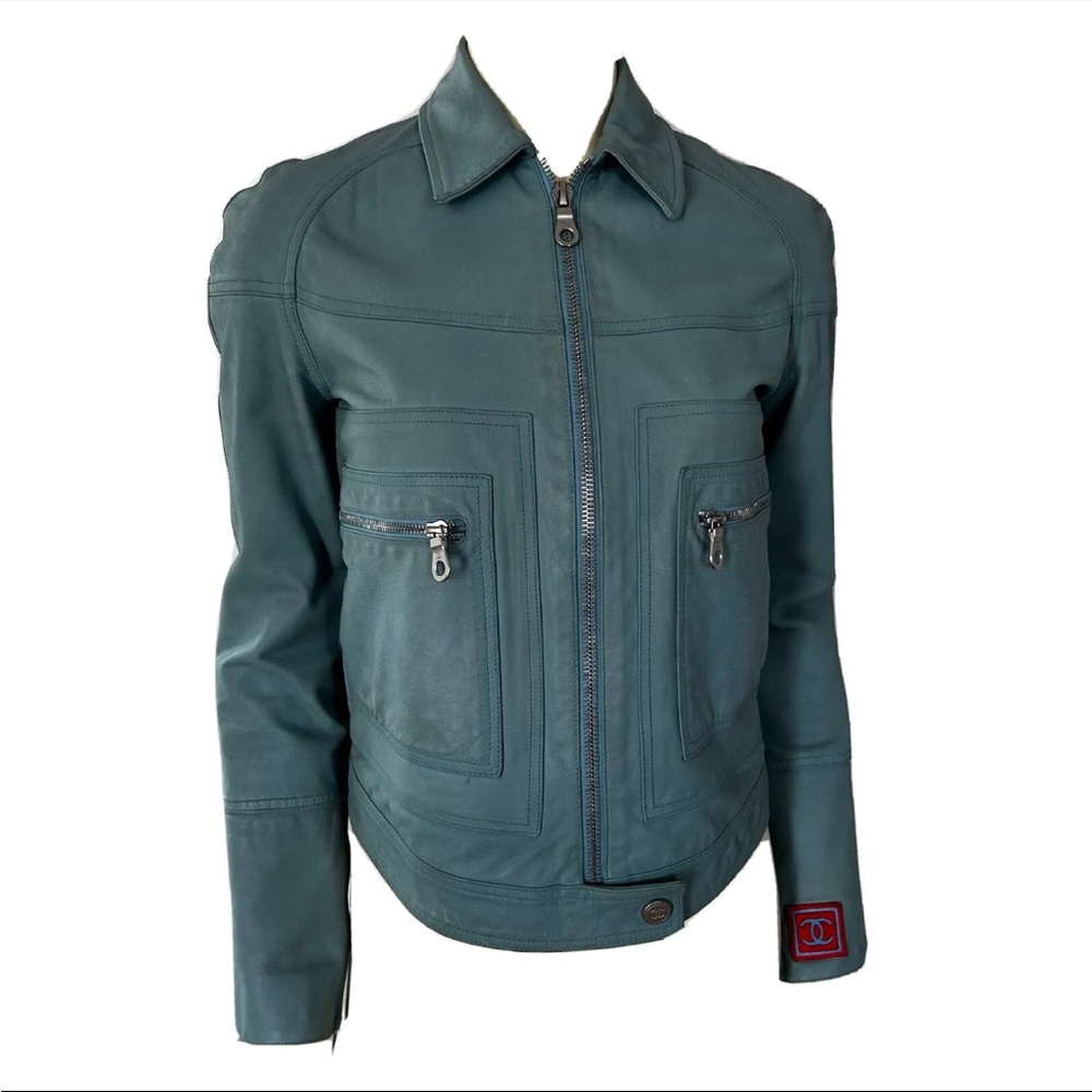 Chanel Leather Moto Jacket